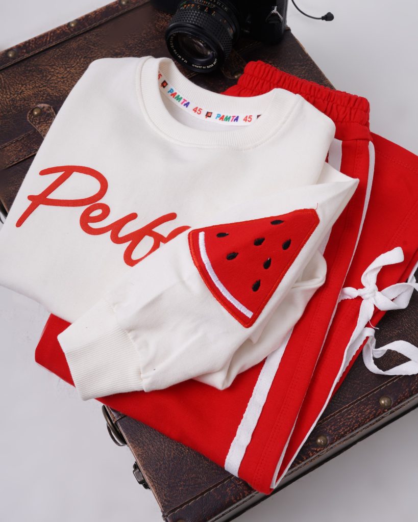 قرمز استین گلدوزی (150037)