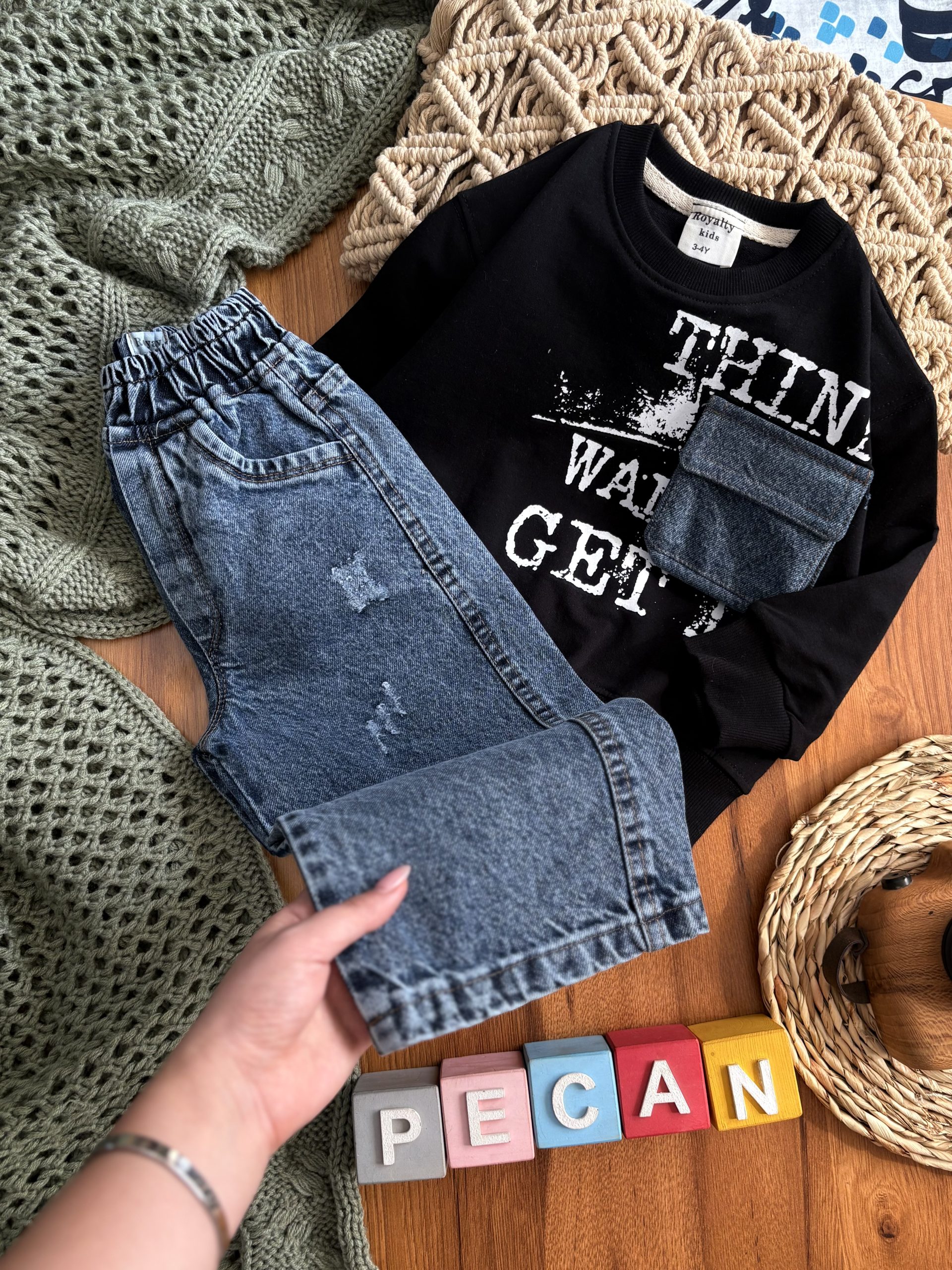 جیب پاکتی جین (162597)