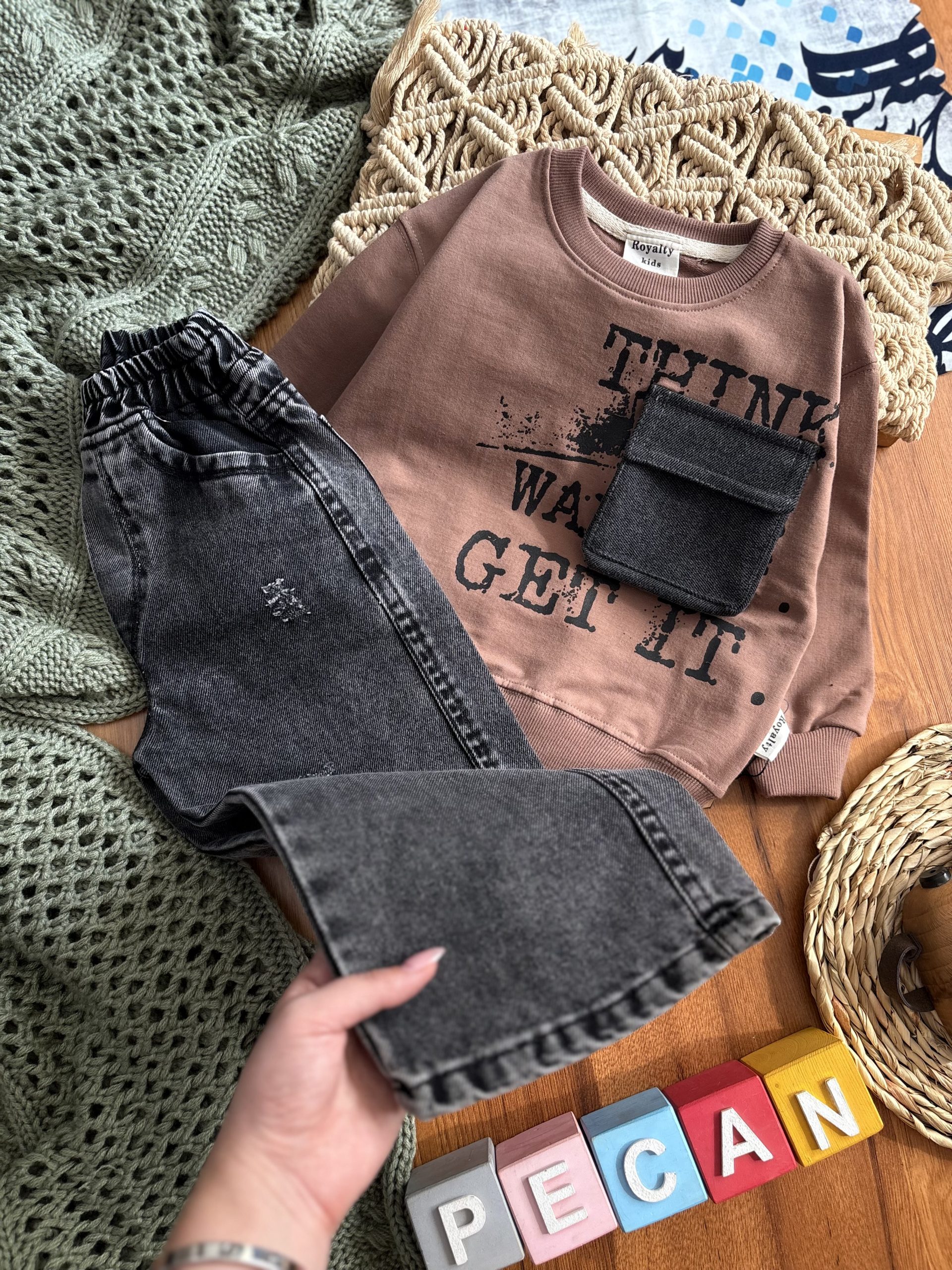 جیب پاکتی جین (162597)